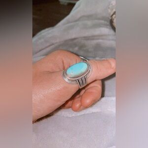 Sterling silver turquoise ring